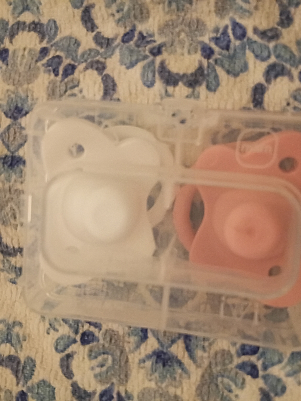 Pink & White Pacifier Set - Picture 2 of 3